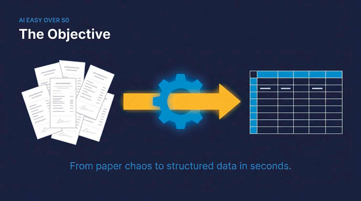 How to Use AI to Input Receipts into a Spreadsheet (No Tech Skills Needed)